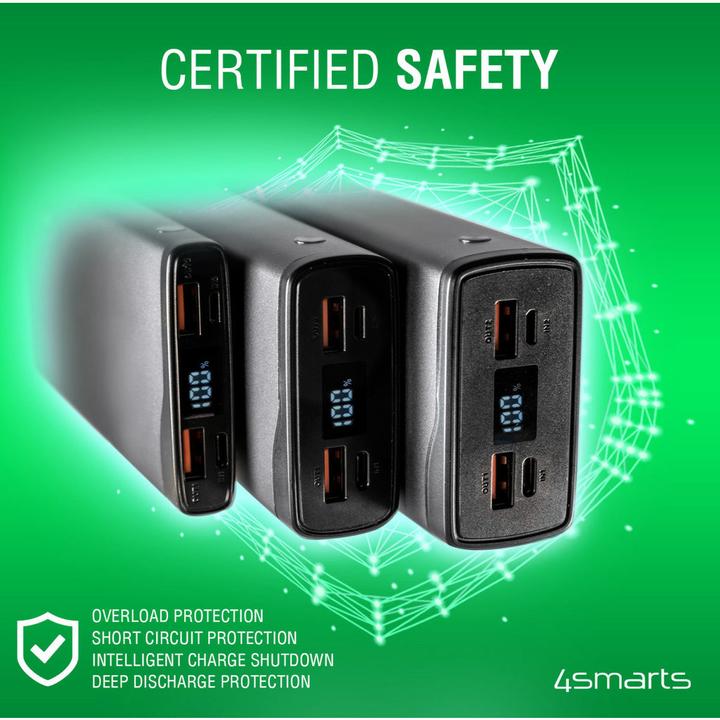 Immagine prodotto 4smarts VoltHub Pro (10000 mAh, 22.50 W, 37 Wh)