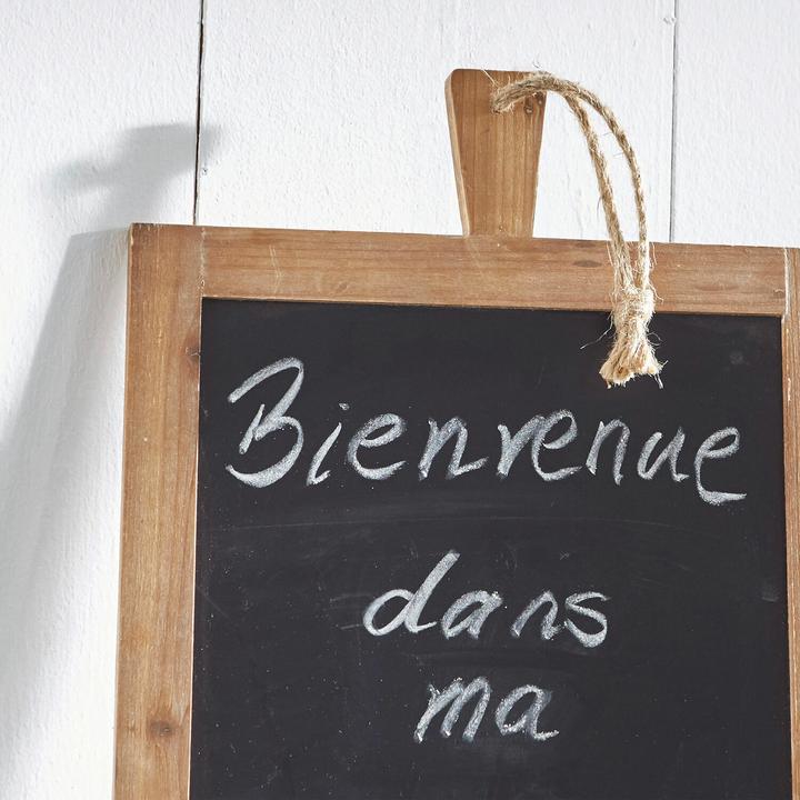 Image du produit Loberon Tableau d'affichage Estadillas marron/noir (35 x 7 x 58 cm)