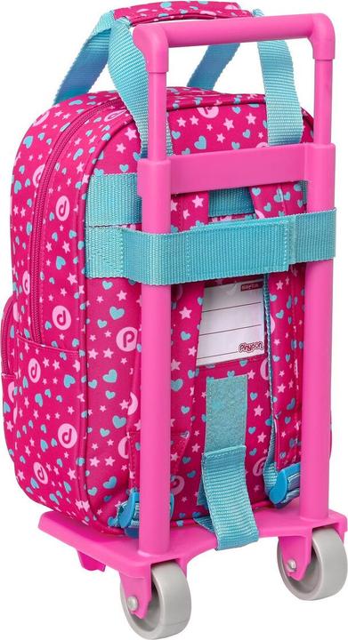 Produktbild Pinypon Schulrucksack mit Rädern Blau Rosa 20 x 28 x 8 cm