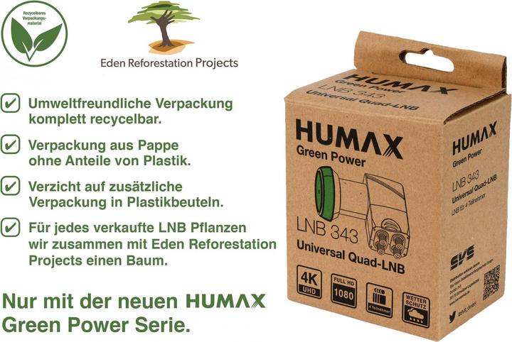 Image du produit Humax Green Power Quad-LNB (Quad LNB)
