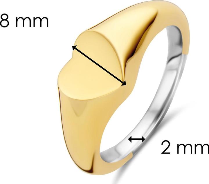 Produktbild Ti Sento Milano Ring herzförmig vergoldet 12221SY (56, 925 Silber)