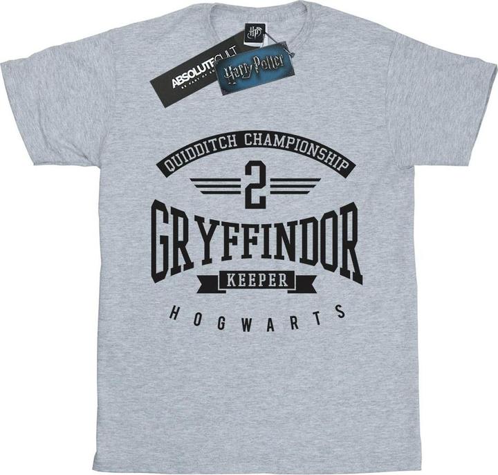 Actual product image Girls Gryffindor Keeper Cotton T-Shirt (128)
