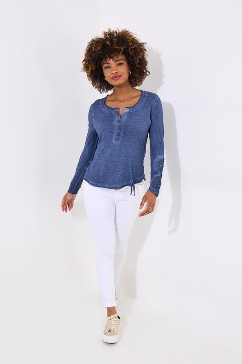 Produktbild Joe Browns Crochet Patch Henley Top (46)