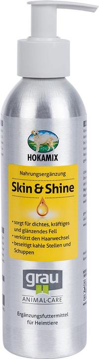 Grau Complément alimentaire pour chiens Hokamix Skin & Shine, 250 ml (Adulte, 1 pcs, 282 g)