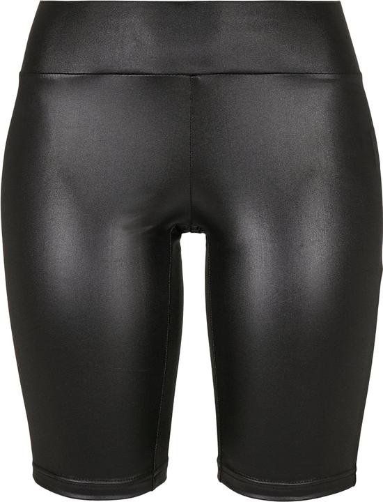 Urban Classics Ladies Imitation Leather Cycle Shorts