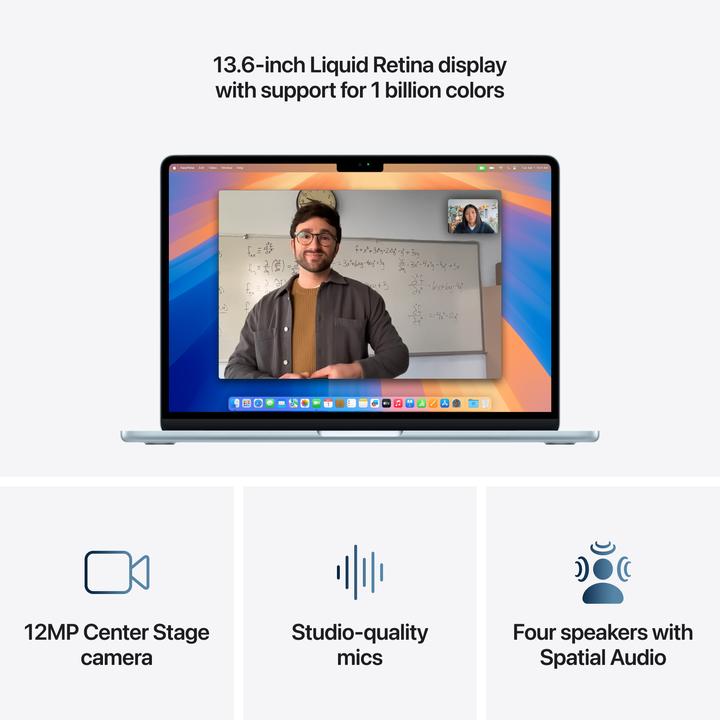 Produktbild Apple MacBook Air – 2025 (13.60", M4, 16 GB, 1000 GB, DE)