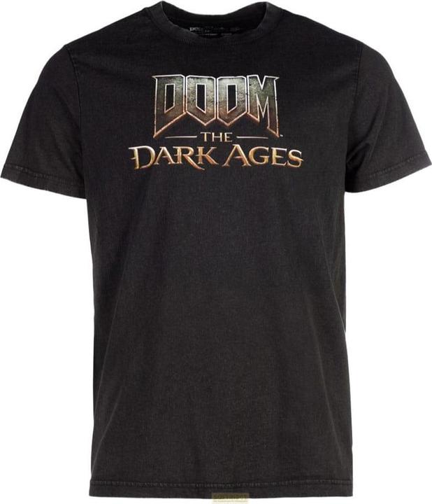 Dpi Merchandising DOOM: The Dark Ages T-Shirt Washed Out ""Logo"" Black