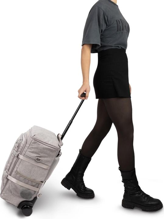 Produktbild Normani Handgepäck Rucksack mit Trolleyfunktion + kleiner Rucksack (45 l, Handgepäck (bis 50l))