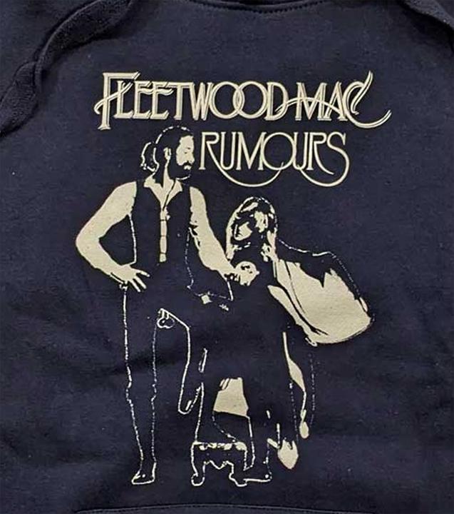 Actual product image Fleetwood Mac Unisex Adult Rumours Hoodie (S)