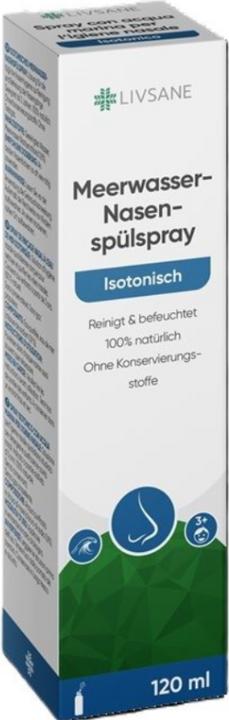 Image du produit Livsane Eau de mer spray nasal isot 120ml (1 pièce(s))