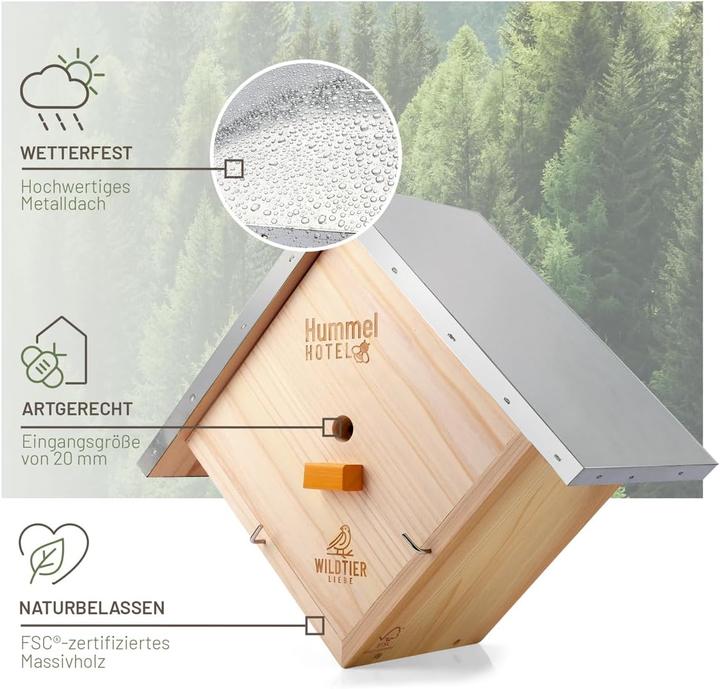 Actual product image Liebe Hummelhotel (Bumblebees)