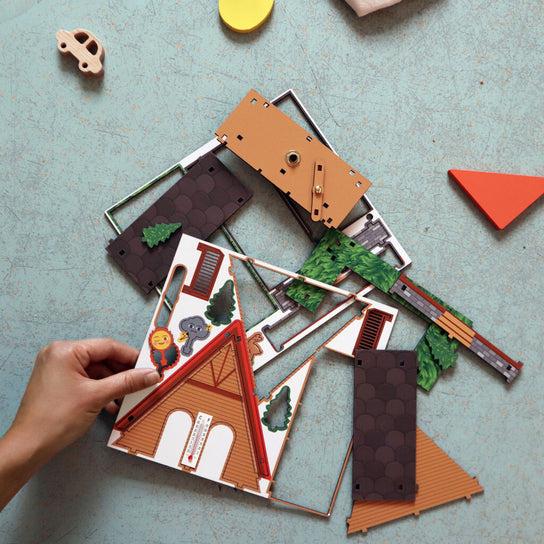 Actual product image Kikkerland DIY Weather House