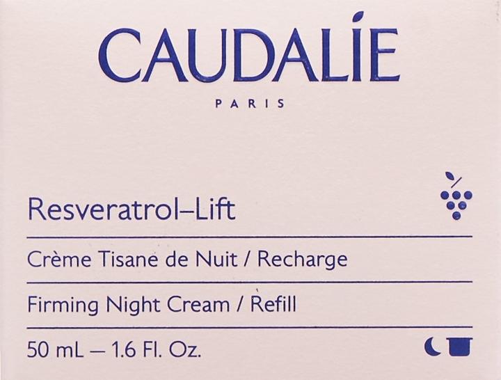 Nutritional values and ingredients Caudalie Resveratrol-Lift Recharge (50 ml, Night cream)