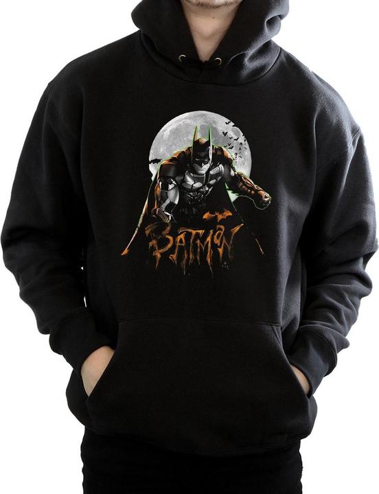 Image du produit - Sweat à capuche BATMAN ARKHAM KNIGHT HALLOWEEN MOON - Homme (M)