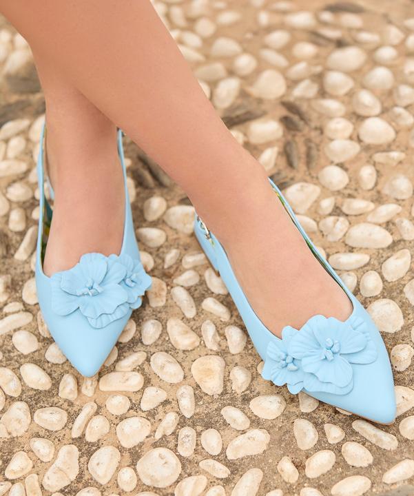 Produktbild Joe Browns 3D Corsage Flower Slingback Flats (38)
