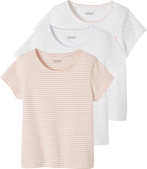Immagine prodotto Vertbaudet 3er-Pack Mädchen T-Shirts BASIC Oeko-Tex (116)
