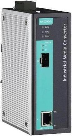 Immagine prodotto Moxa IMC-101G-T - Convertitore multimediale industriale da 101001000BaseT(X) a 1000BaseSXLXLHXZX, da -40