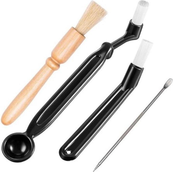 Actual product image König Design 4 in 1 coffee machine cleaning set coffee grinder brush coffee machines new