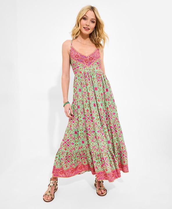 Produktbild Joe Browns Petite Border Print V-Neck Strappy Maxi Dress (14)