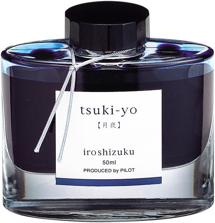 Produktbild Pilot Iroshizuku Tinte 50ml - TSUKI-YO (Füllertinte, Blau)