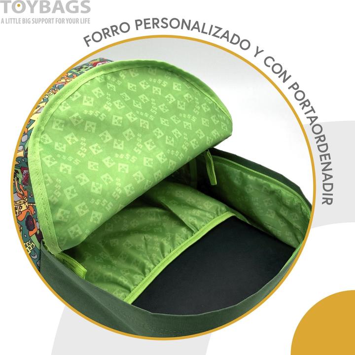 Immagine prodotto Toybags Minecraft - Zaino - Pazzo