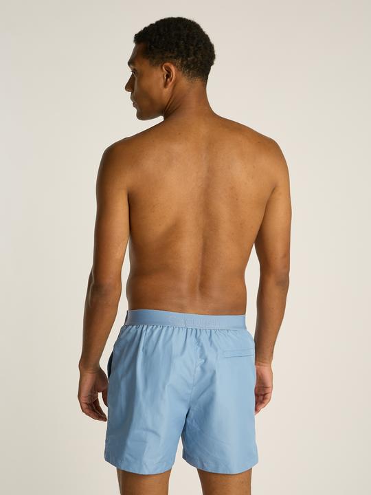 Produktbild Calvin Klein Medium Drawstring Heren Zwembroek - Faded Denim - Maat M (M)