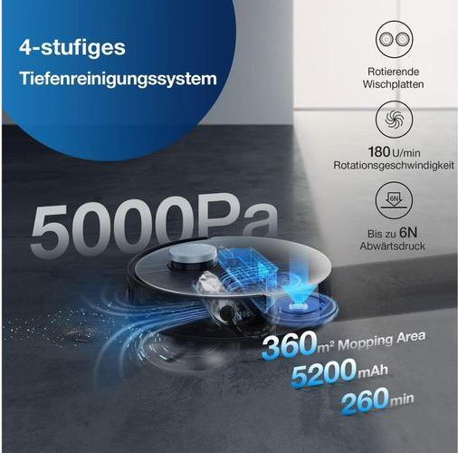 Image du produit Ecovacs Deebot X1 Omni (Robot d'aspiration et de nettoyage)