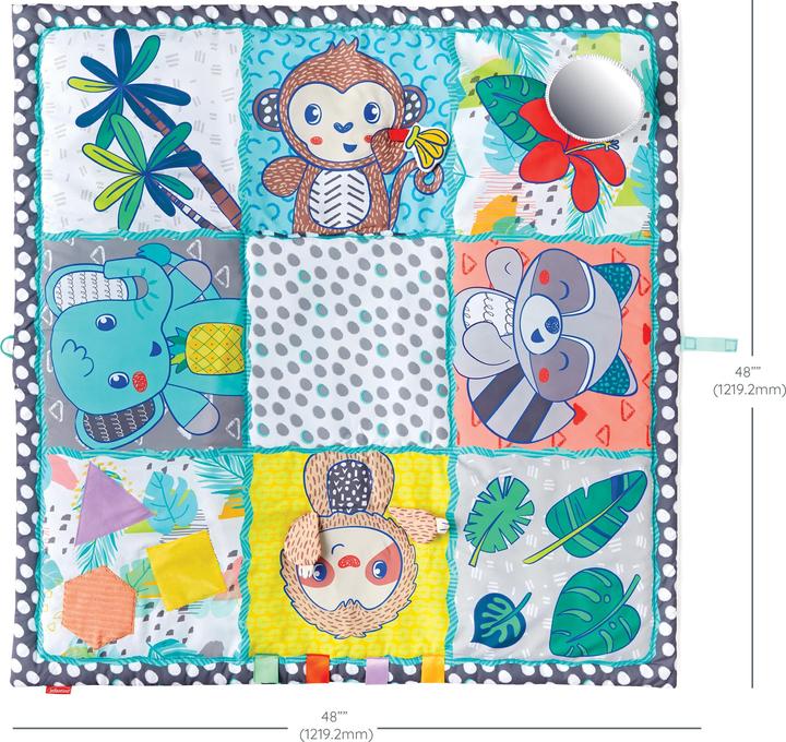 Infantino Un grand tapis de découvertes (120 x 120 cm)