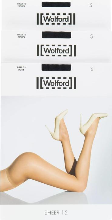 Actual product image Wolford Tights in a triple pack (15 DEN, 38, M)
