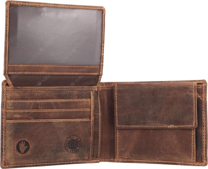 Actual product image Greenburry Vintage Sternzeichen Geldbörse Leder 12 cm