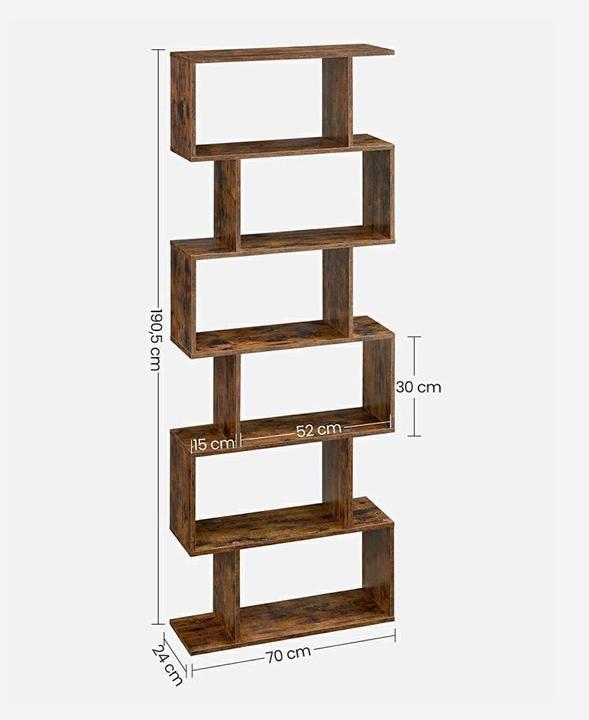 Actual product image Vasagle Shake (70 x 24 x 190.5 cm)