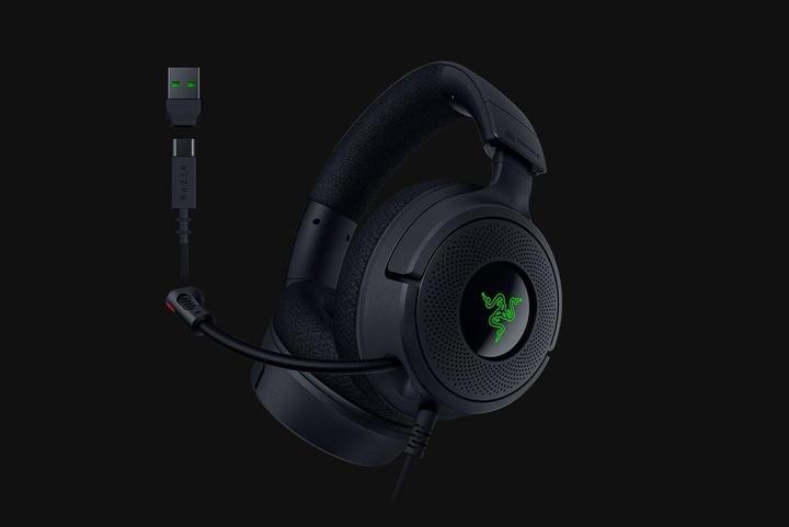 Image du produit Razer Kraken V4 X - Casque de jeu filaire alimenté par Chroma™ RGB (Filaire)