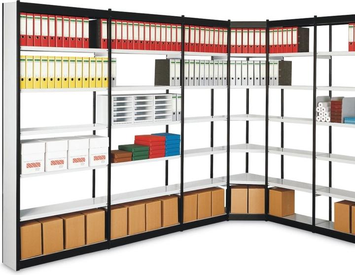 Actual product image kaiserkraft Office shelving system, without back wall