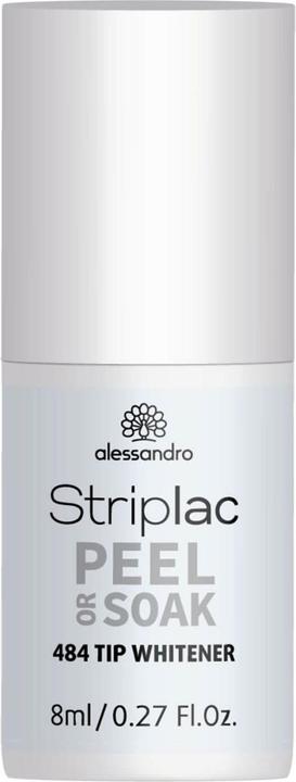 Produktbild Alessandro Striplac Peel or Soak Tip Whitener 8 ml (484 Tip Whitener, Abziehbarer Nagellack)