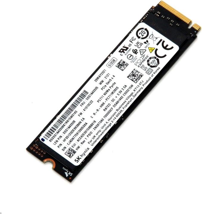 Image du produit Lenovo Hynix PC711 512 Go (512 Go, M.2 2280)