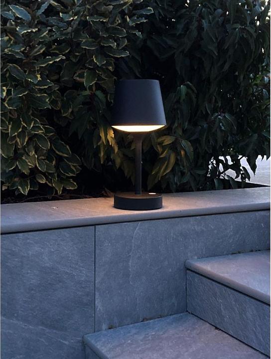 Image du produit Lichtix Lampe de table rechargeable Dive IP55 anthracite (350 lm)