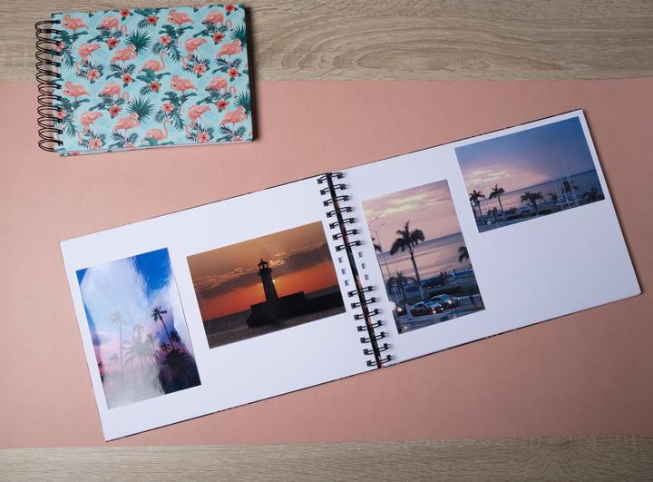 Produktbild Exacompta Spiralfotoalbum Erinnerung Flamingo (32 x 22 cm)