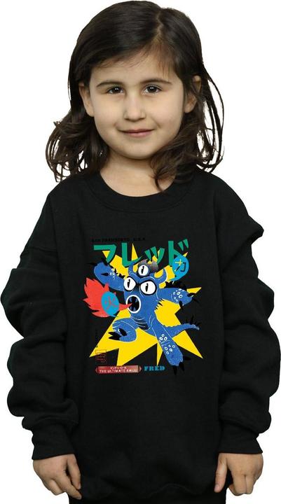 Actual product image Disney Girls Big Hero 6 Fred Ultimate Kaiju Sweatshirt (140, 146)