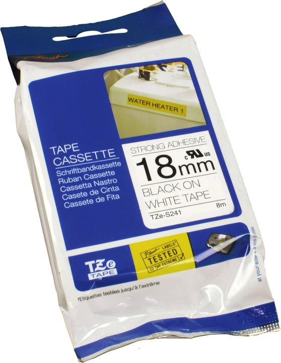 Produktbild Brother Tze-S241 (1.80 cm, Schwarz, Weiss)