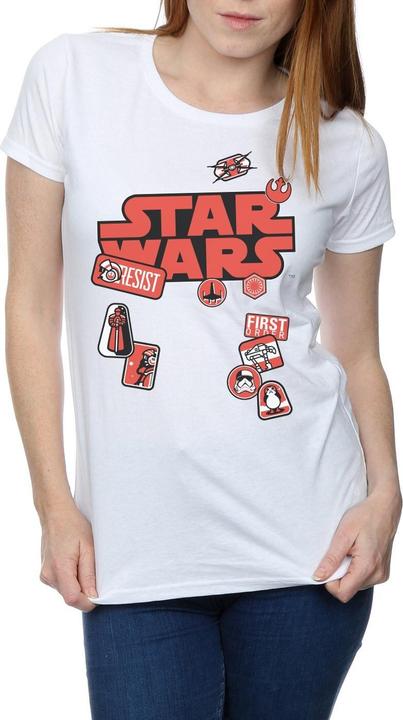Immagine prodotto Star Wars The Last Jedi Badges Maglietta Donna (S)