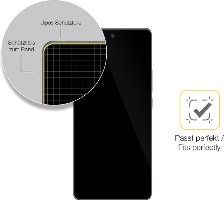 Produktbild Dipos 3D Full Cover Schutzfolie (1 Stück, Vivo IQOO)