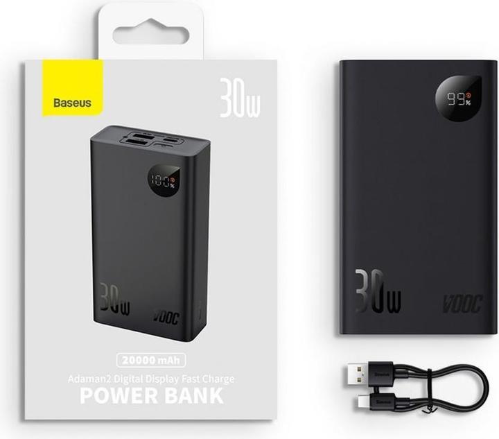 Immagine prodotto Baseus Adaman 2 (20000 mAh, 30 W, 76 Wh)
