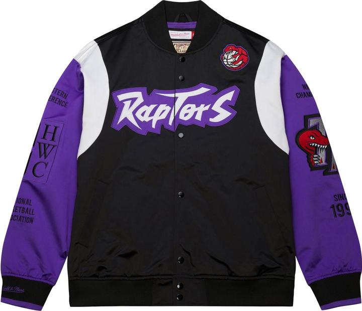 Mitchell & Ness M&N Heavyweight Satin Jacket NBA Toronto Raptors - L (L)
