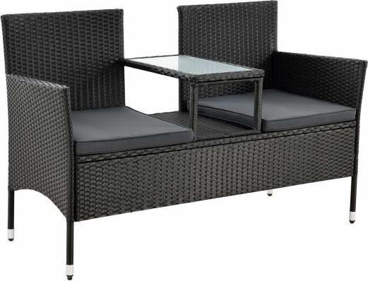 Actual product image Juskys Polyrattan garden furniture seating group Monaco