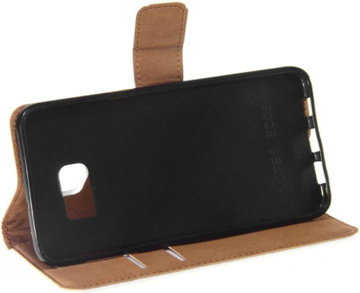 Actual product image OEM Slim Leather Book Case Galaxy S6 Edge Plus - white 4250710564828 (Samsung Galaxy S6 Edge+)