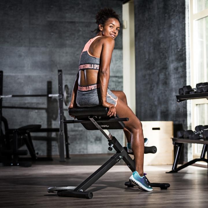 Actual product image Gorilla Sports Hyperextension Back Trainer
