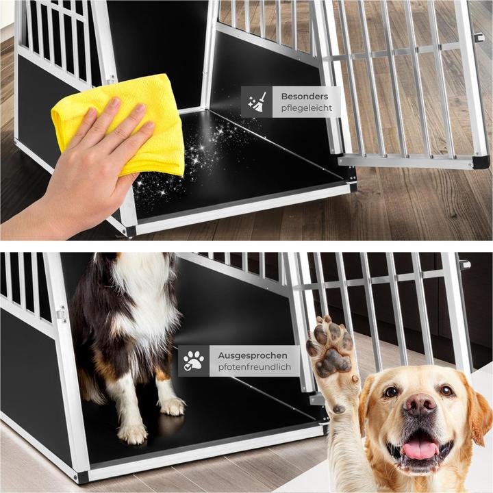 Immagine prodotto tectake Scatola per il trasporto di cani (Cane, Chiusura di sicurezza)