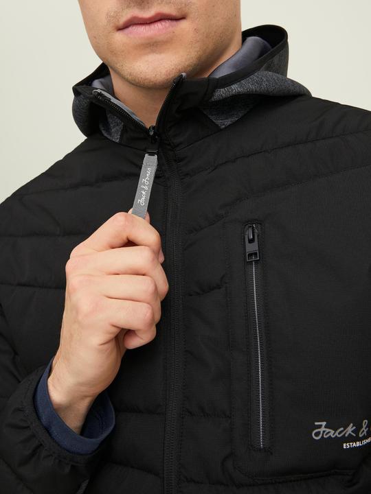 Actual product image Jack & Jones Hybrid Sweat Puffer Jacket (S)