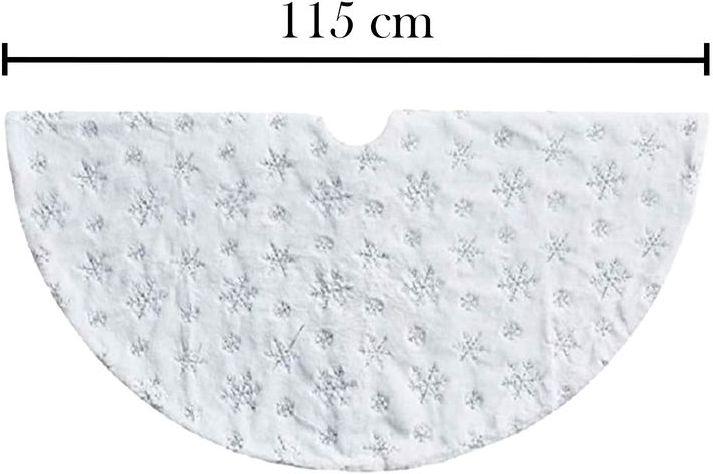 Image du produit Hermex jupe de sapin de Noël tapis de jupe de sapin de Noël couverture de sapin de Noël (1 -pièce)