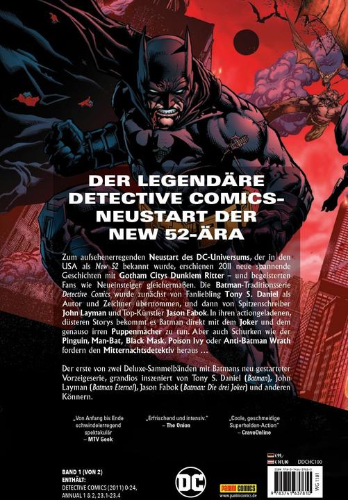 Image du produit Panini Batman - Detective Comics: Die New 52-Ära (Deluxe Edition) (Allemand, Tony S. Daniel, John Layman, Jason Fabok, 2024)